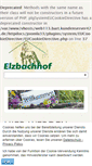 Mobile Screenshot of elzbachhof.de