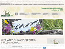 Tablet Screenshot of elzbachhof.de